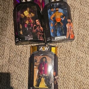 AEW Wrestling Action Figures Set
